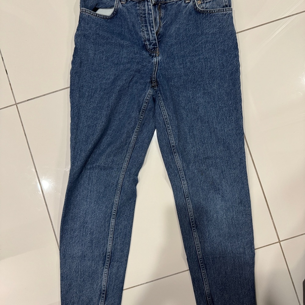 Mango Mom Jeans Blue Women's Jeans